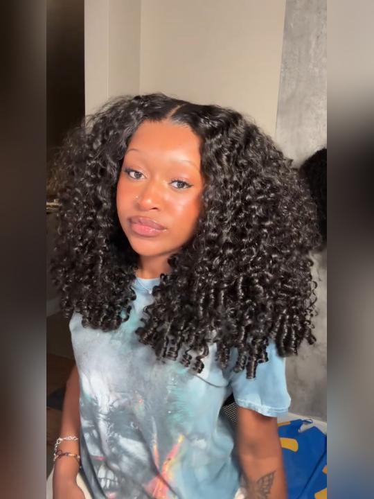 Kisslove Hair 13x6 Lace Frontal Burmese Curly Wig Bye Bye Knots Glueless Lace Wigs