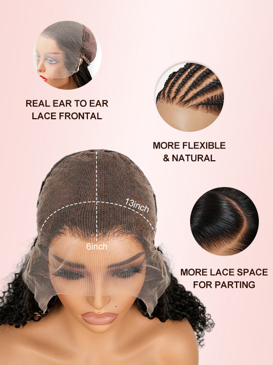 Bone Straight Hair 13x6 Full Lace Frontal Wig Bye Bye Knots Glueless Human Hair Wigs