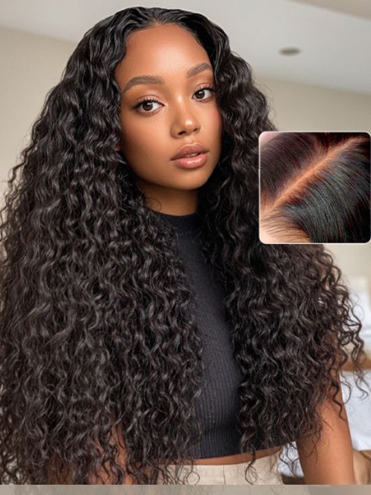 Kisslove Invisi-Drawstring Water Wave 360 Lace Frontal Wig Pre Everything Glueless Lace Wigs