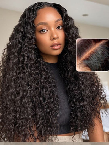 Kisslove Invisi-Drawstring Water Wave 360 Lace Frontal Wig Pre Everything Glueless Lace Wigs