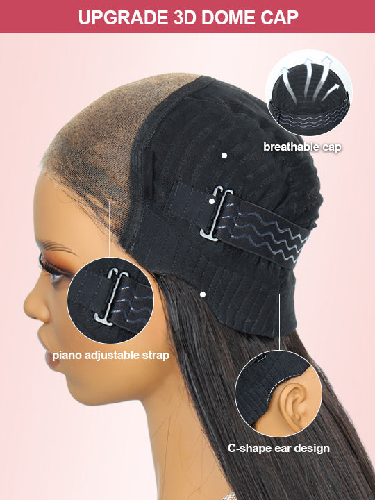 Honey Blonde Highlights Kinky Curly Short Bob Wig Glueless Lace Closure Bob Wigs