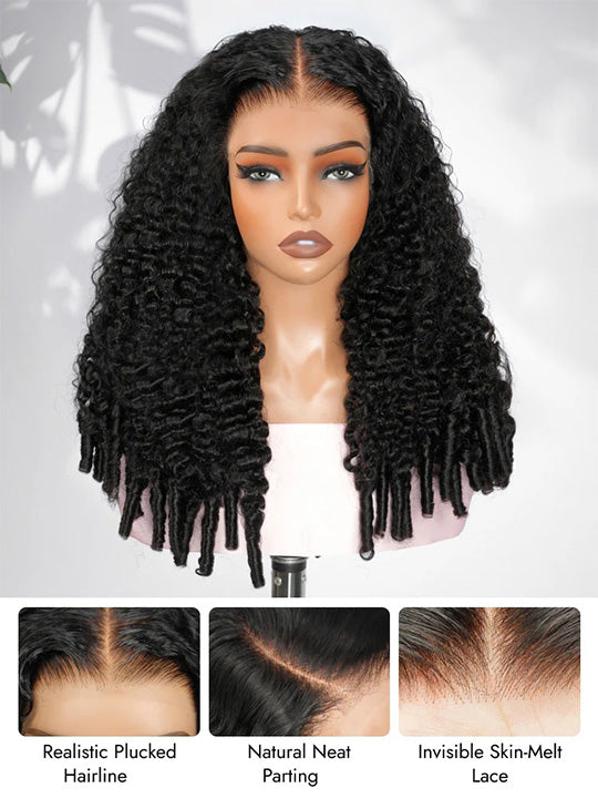 Kisslove Hair 13x6 Lace Frontal Burmese Curly Wig Bye Bye Knots Glueless Lace Wigs