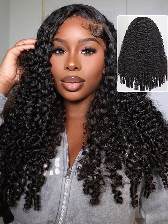 Kisslove Hair 13x6 Lace Frontal Burmese Curly Wig Bye Bye Knots Glueless Lace Wigs