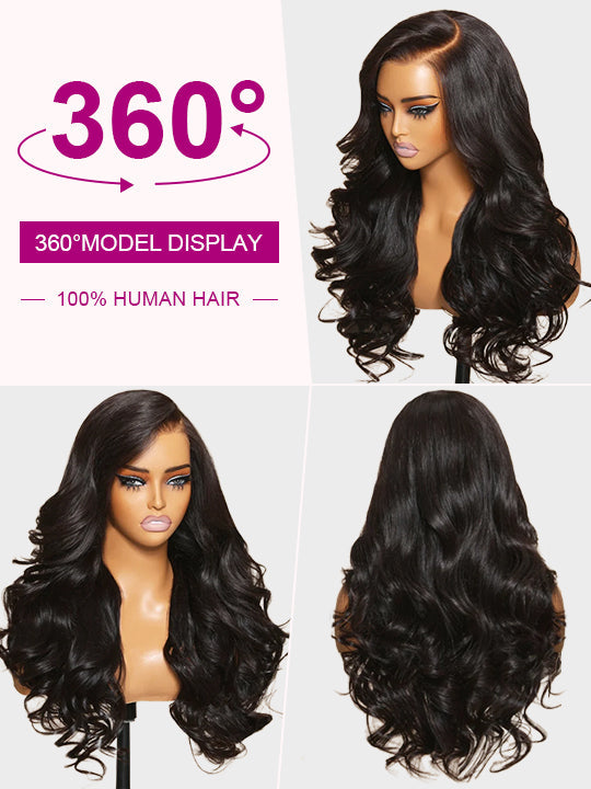 [Wear & Go] Pre-Everything Glueless Air Wig 3D Body Wave 4x4/6x4.5/13x4 Lace Front Wigs