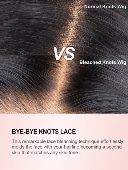 Gray Skunk Stripe Wig Highlights 3D Body Wave 13x4 HD Lace Front Human Hair Wigs