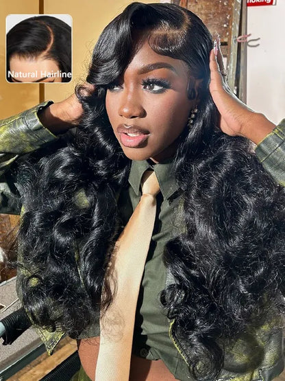 Pre-Bleached Knots Body Wave 13x4 HD Full Lace Frontal Wig Upgrade Ready to Go Wigs