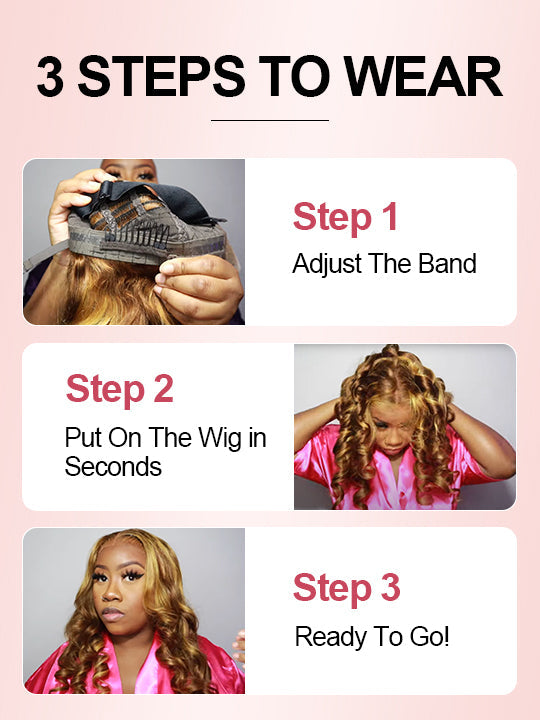 [Wear & Go] Pre-Everything Glueless Air Wig Highlight 3D Body Wave 6x4.5/13x4 Lace Wigs