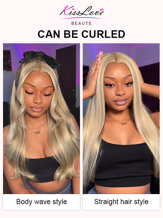 [Wear & Go] Pre-Everything Blonde Balayage Highlights Glueless 5x5/ 13x6 Lace Frontal Wig