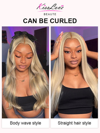 [Wear & Go] Pre-Everything Blonde Balayage Highlights Glueless 5x5/ 13x6 Lace Frontal Wig