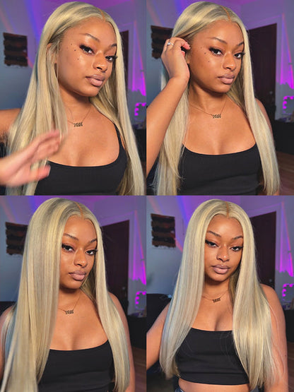 [Wear & Go] Pre-Everything Blonde Balayage Highlights Glueless 5x5/ 13x6 Lace Frontal Wig
