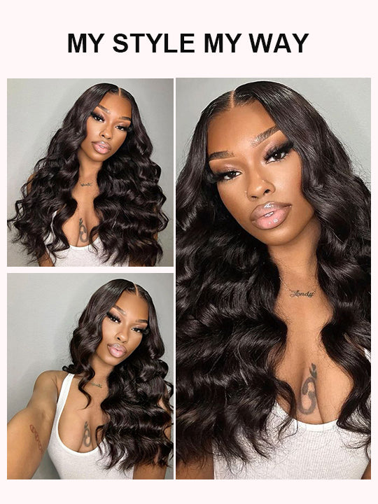 [Wear & Go] Pre-Everything Glueless 5x5/6x4.5/10x6 HD Lace Wig 3D Body Wave Virgin Human Hair