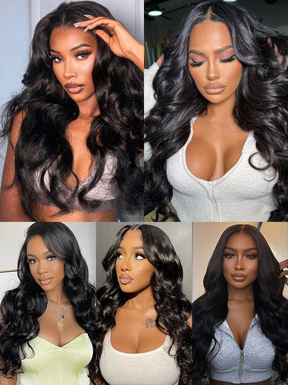[Wear & Go] Pre-Everything Glueless 5x5/6x4.5/10x6 HD Lace Wig 3D Body Wave Virgin Human Hair