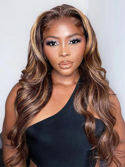 [Wear & Go] Pre-Everything Glueless Air Wig Highlight 3D Body Wave 6x4.5/13x4 Lace Wigs