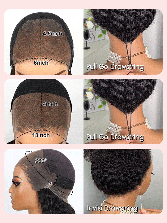 [Flash Deal] Hybrid Kinky Edge Kinky Straight Human Hair Wigs Newborn Hairline Glueless Lace Wig