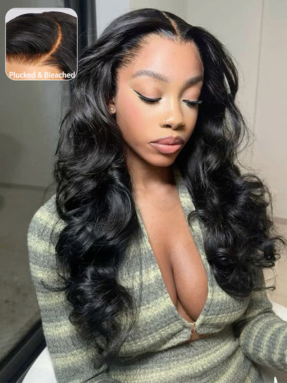 Bone Straight Hair 13x6 Full Lace Frontal Wig Bye Bye Knots Glueless Human Hair Wigs
