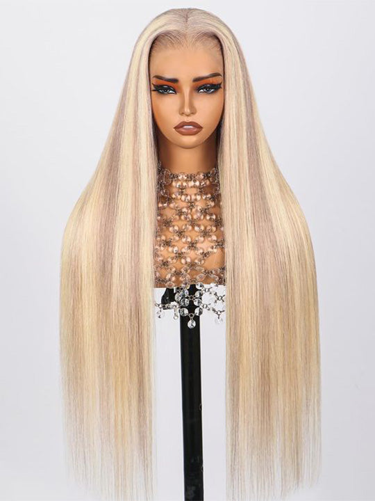 [Wear & Go] Pre-Everything Blonde Balayage Highlights Glueless 5x5/ 13x6 Lace Frontal Wig