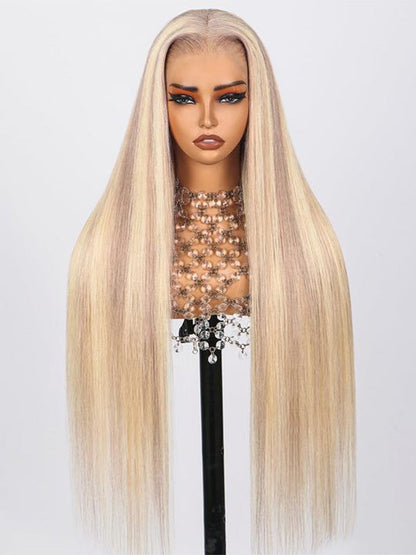 [Wear & Go] Pre-Everything Blonde Balayage Highlights Glueless 5x5/ 13x6 Lace Frontal Wig