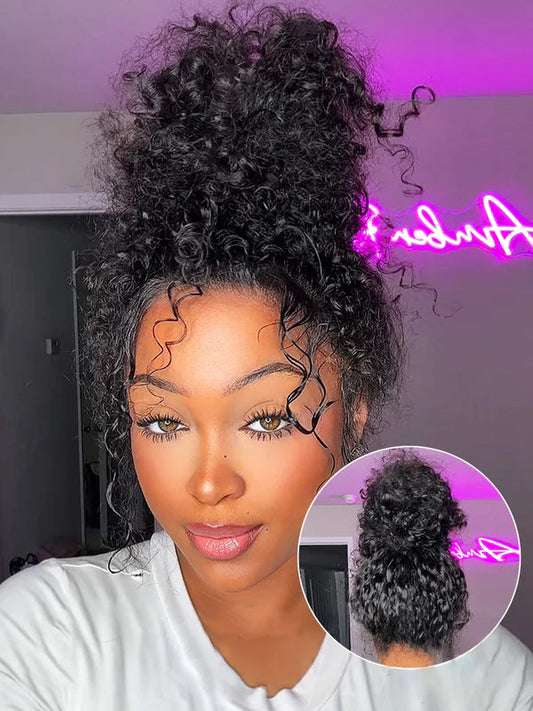 Kisslove Invisi-Drawstring Water Wave 360 Lace Frontal Wig Pre Everything Glueless Lace Wigs