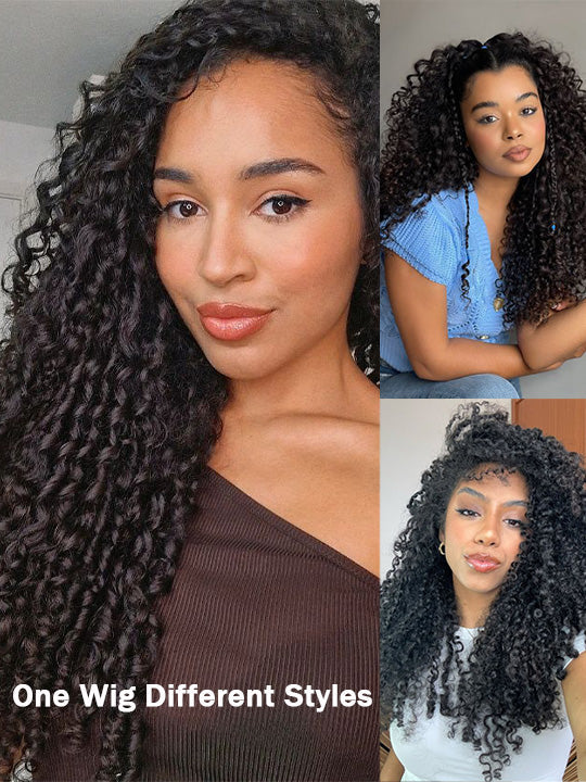 Kisslove Hair 13x6 Lace Frontal Burmese Curly Wig Bye Bye Knots Glueless Lace Wigs