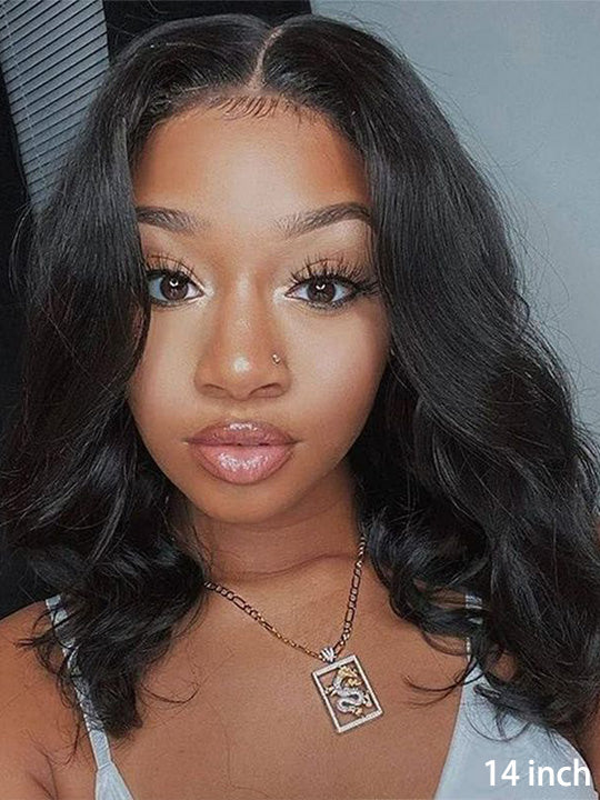 [Wear & Go] Pre-everything 3D Body Wave Bob Wig Bleached Knots Glueless Short Bob Wig