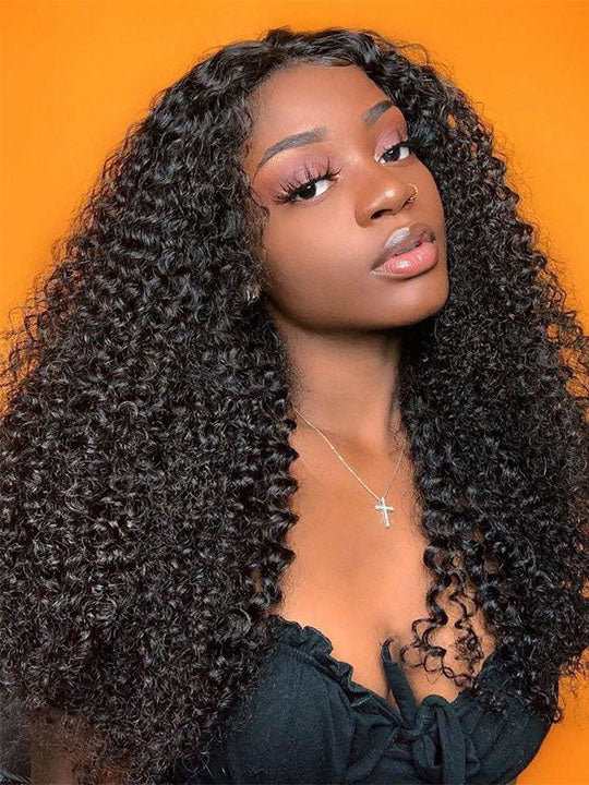 [Wear & Go] Pre-everything Glueless Kinky Curly 6x4.5/5x5/10x6 Lace Front Human Hair Wigs