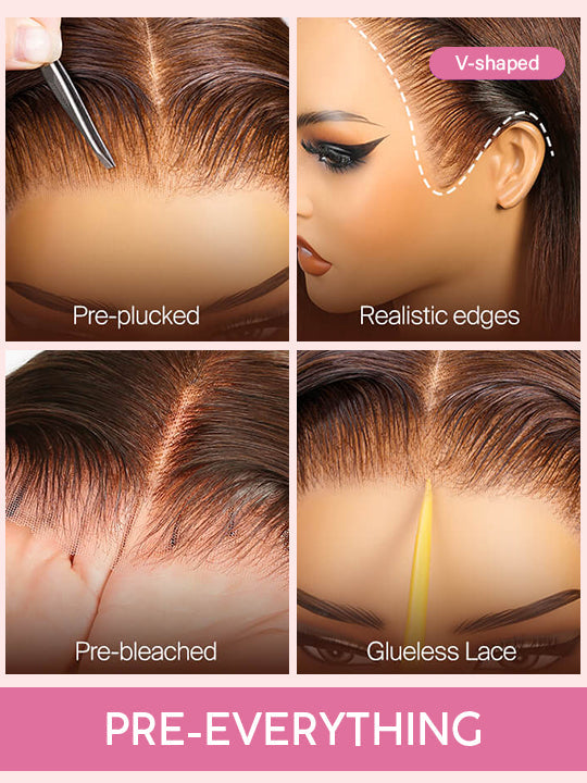 Honey Blonde Highlights 3D Body Wave Wig 5x5 13x4 13x6 Full Lace Frontal Human Hair Wigs