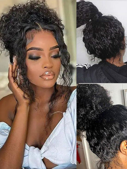 Kisslove Invisi-Drawstring Water Wave 360 Lace Frontal Wig Pre Everything Glueless Lace Wigs