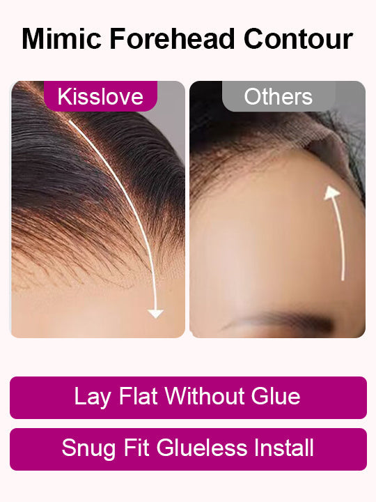 [Wear & Go] Ash Blonde with Dark Root Straight Bob Wig 13x4 Transparnt Lace Glueless Wig